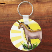 ゴールデンユニコーン キーホルダー (正面)