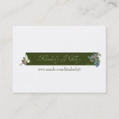 ゴールデンユニコーン&シャイフェアリーミニプリント 名刺 (裏面)