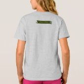 ゴールデンユニコーン&シャイ妖精シャツ Tシャツ (裏面)