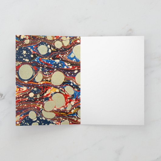 ゴールデンユニコーン，赤い青のマルリーエフェクト誕生日 シーズンカード (内部)