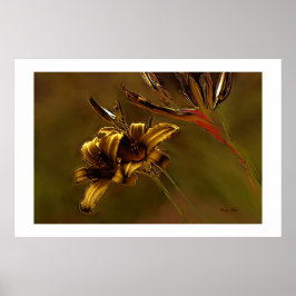 「ゴールデンユリ」プリント ポスター