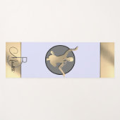 ゴールデンヨギシルエット ヨガマット (正面(横))