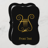 ゴールデンライア 招待状 (正面/裏面)