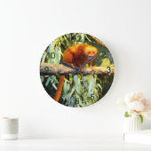 ゴールデンライオンタマリン観察、壁時計 ラージ壁時計 (ホーム)