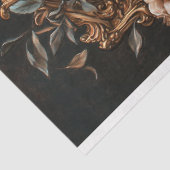 ゴールデンライオンポートレートホワイトフローララグジュアリーブティック 薄葉紙 (詳細)