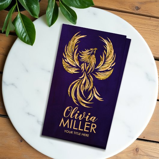 ゴールデンライジングフェニックスバード 名刺