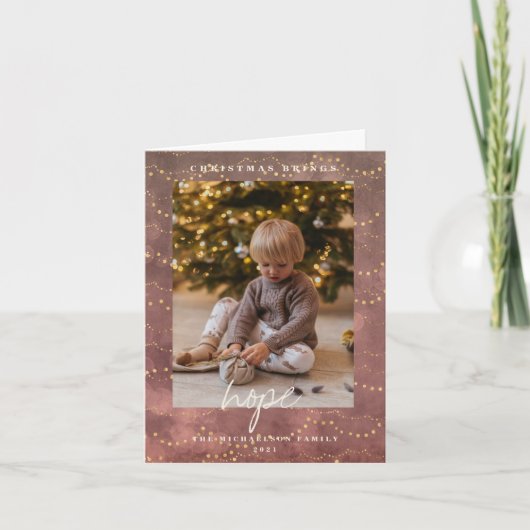 ゴールデンライツクリスマスツー写真 シーズンカード (正面)