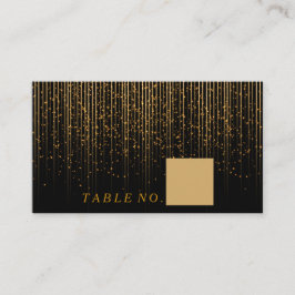 ゴールデンライトシャワーオンブラック座席表 プレイスカード