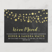 ゴールデンライト新しいアドレスを移動 案内ポストカード (正面)