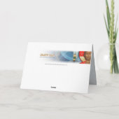 「ゴールデンライト」オーソドックスロシアのクリスマスカード シーズンカード (裏面)