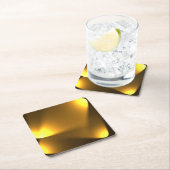 ゴールデンライト スクエアペーパーコースター (インサイチュ)