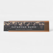 ゴールデンライト デスクネームプレート (正面)