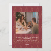 ゴールデンライト《写真》ぼけ味クリスマススパイシーレッド2写真 シーズンカード (裏面)