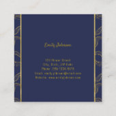 ゴールデンラインスタイルソリューション名刺 スクエア名刺 (裏面)