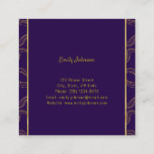 ゴールデンラインスタイルソリューション名刺 スクエア名刺 (裏面)