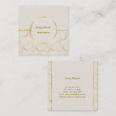 ゴールデンラインスタイルソリューション名刺 スクエア名刺 (正面/裏面)