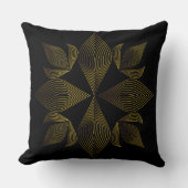 ゴールデンラインフラワーペタル クッション (正面)