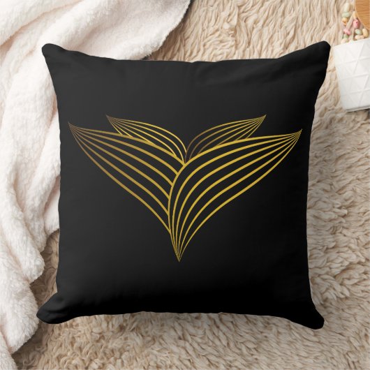 ゴールデンラインフラワーペタル クッション (ブランケット)