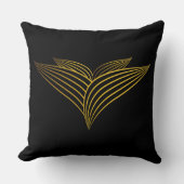 ゴールデンラインフラワーペタル クッション (正面)