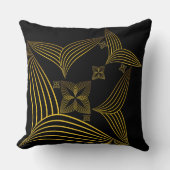 ゴールデンラインフラワーペタル クッション (正面)