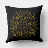 ゴールデンラインフラワーペタル クッション (裏面)