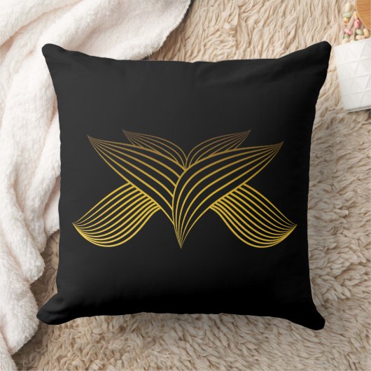 ゴールデンラインフラワーペタル クッション (ブランケット)