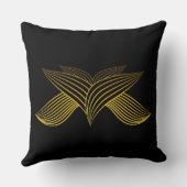 ゴールデンラインフラワーペタル クッション (裏面)