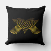 ゴールデンラインフラワーペタル クッション (正面)