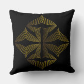 ゴールデンラインフラワーペタル クッション (裏面)