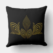 ゴールデンラインフラワーペタル クッション (裏面)