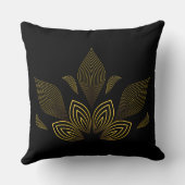 ゴールデンラインフラワーペタル クッション (裏面)