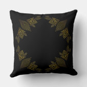 ゴールデンラインフラワーペタル クッション (裏面)