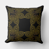 ゴールデンラインフラワーペタル クッション (正面)