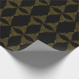 ゴールデンラインフラワーペタル ラッピングペーパー