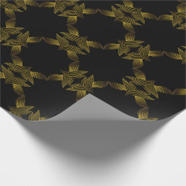 ゴールデンラインフラワーペタル ラッピングペーパー