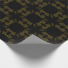 ゴールデンラインフラワーペタル ラッピングペーパー