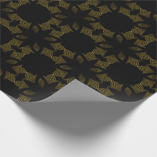 ゴールデンラインフラワーペタル ラッピングペーパー (角)