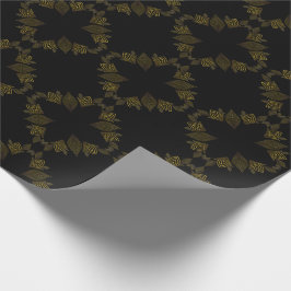 ゴールデンラインフラワーペタル ラッピングペーパー