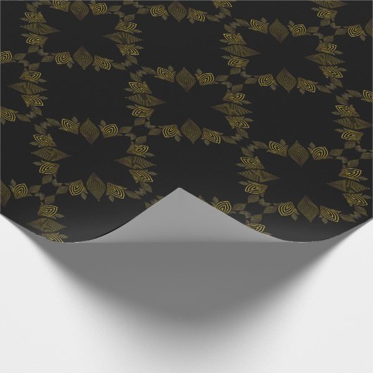 ゴールデンラインフラワーペタル ラッピングペーパー (角)