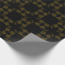 ゴールデンラインフラワーペタル ラッピングペーパー