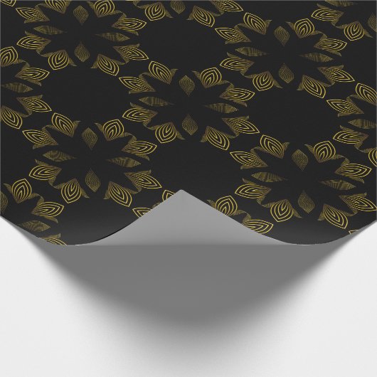 ゴールデンラインフラワーペタル ラッピングペーパー (角)