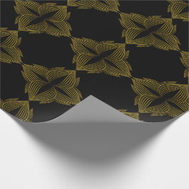 ゴールデンラインフラワーペタル ラッピングペーパー