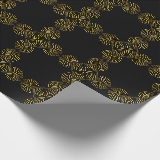 ゴールデンラインフラワーペタル ラッピングペーパー (角)