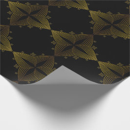 ゴールデンラインフラワーペタル ラッピングペーパー