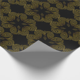 ゴールデンラインフラワーペタル ラッピングペーパー