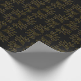 ゴールデンラインフラワーペタル ラッピングペーパー