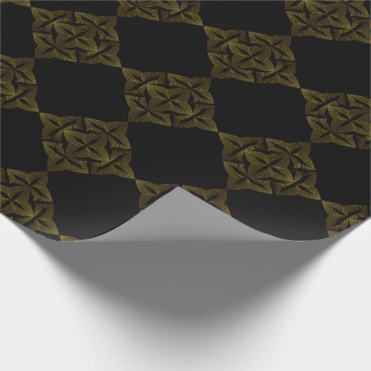 ゴールデンラインフラワーペタル ラッピングペーパー (角)