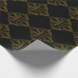 ゴールデンラインフラワーペタル ラッピングペーパー