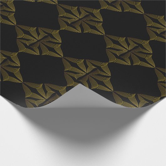 ゴールデンラインフラワーペタル ラッピングペーパー (角)