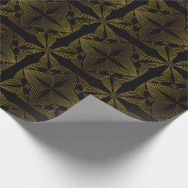 ゴールデンラインフラワーペタル ラッピングペーパー